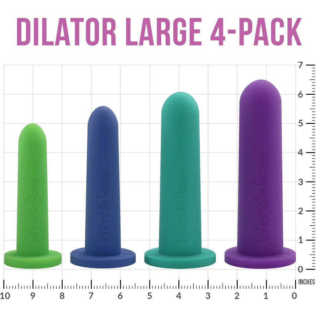 Intimate Rose Large Vaginal Dilator Set for Pelvic Pain Vagercise Intimate Rose Large Vaginal Dilator Set for Pelvic Pain Vagercise