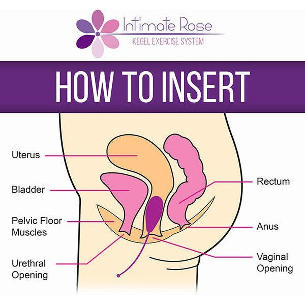 intimate rose kegel weights how to use